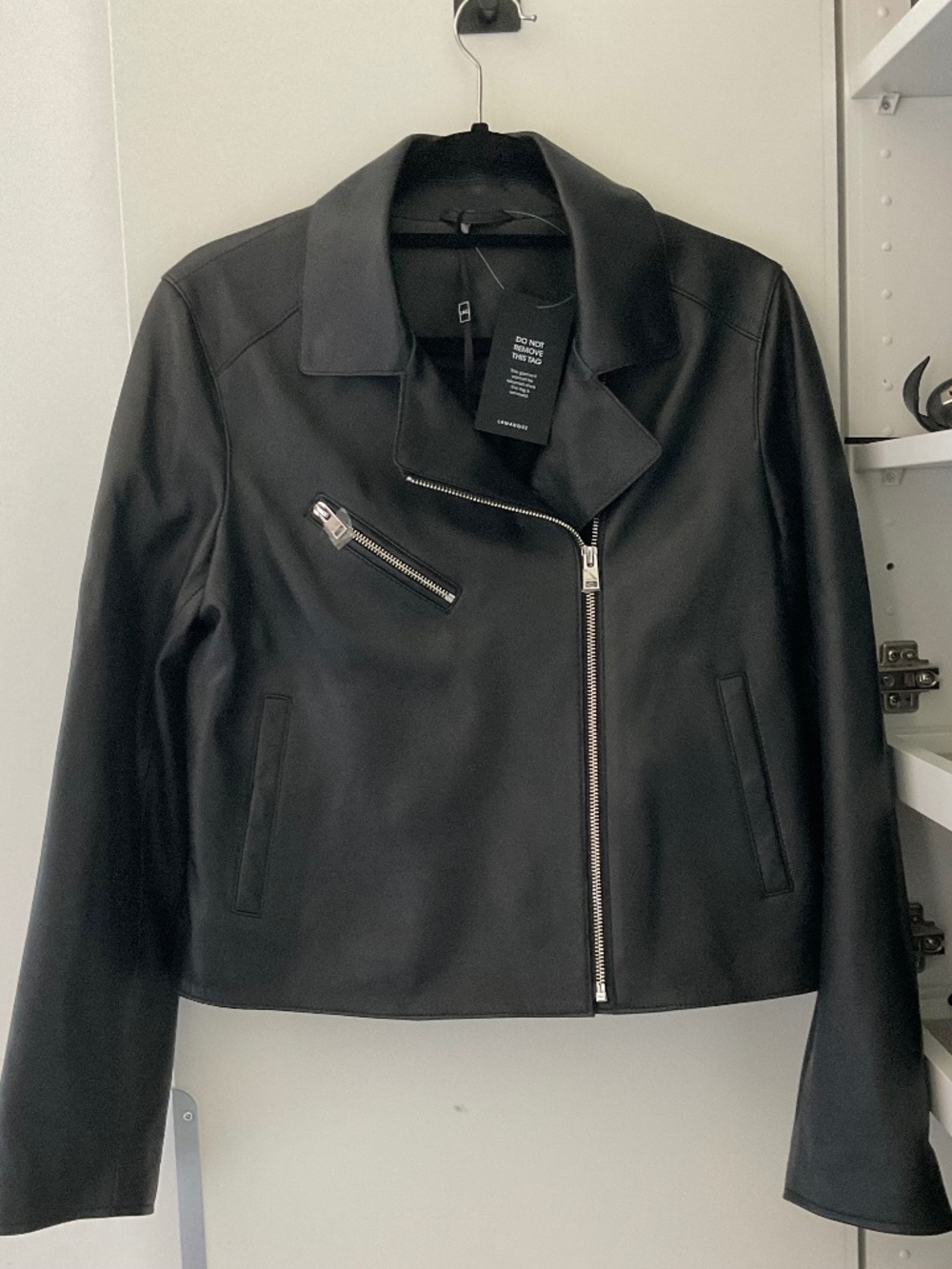 LAMARQUE Valeria Leather Jacket in Black - New with Tags size Small
